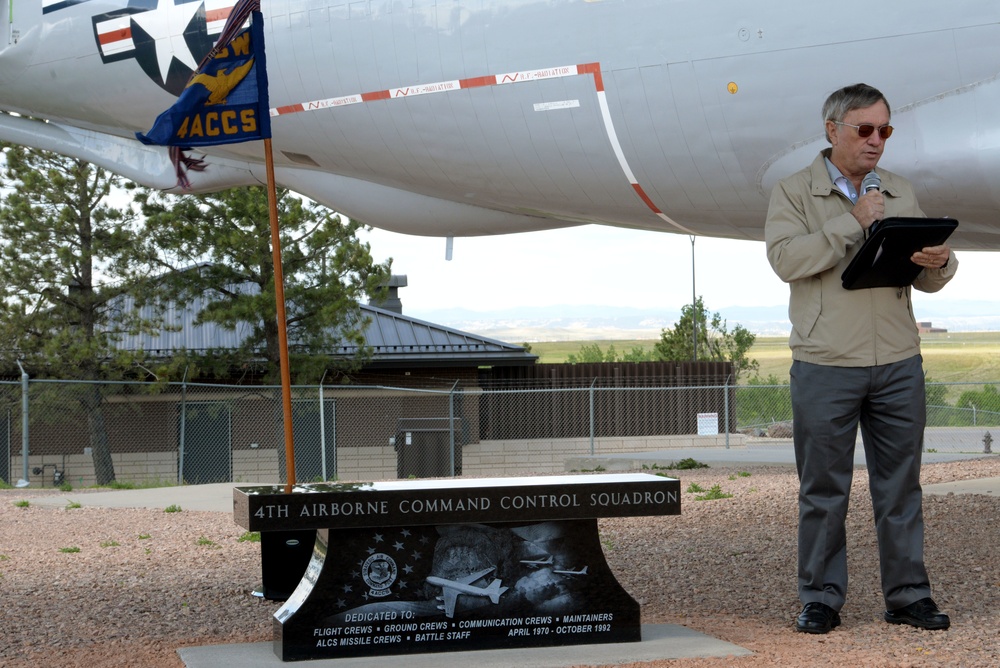 25th anniversary of 4th ACCS deactivation memorialized with bench dedication