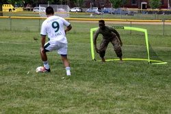 Marines, Sailors compete in Sail Boston 2017 Soccer Tournament [Image 2 of 4]