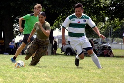 Marines, Sailors compete in Sail Boston 2017 Soccer Tournament [Image 3 of 4]