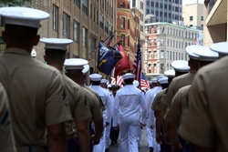 Marines, Sailors march streets of Boston during Sail Boston 2017 [Image 6 of 9]