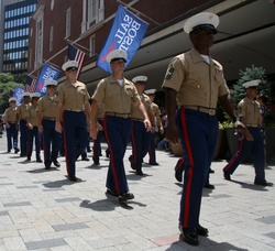 Marines, Sailors march streets of Boston during Sail Boston 2017 [Image 9 of 9]