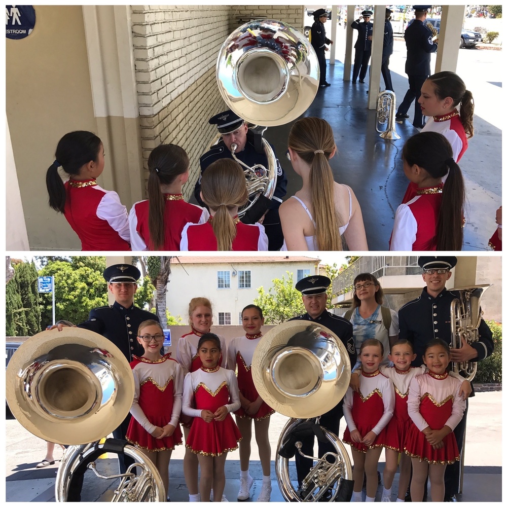BOTGW Ceremonial Band Connects With Dance Team