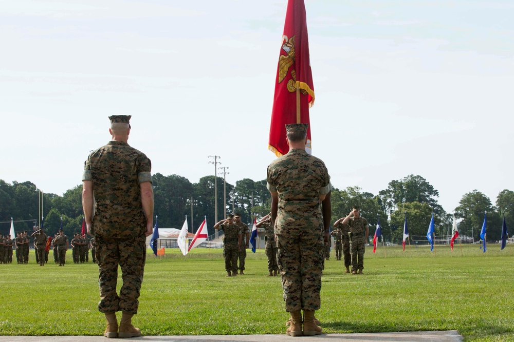 Headquarters and Support Battalion MCIEAST Change of Command