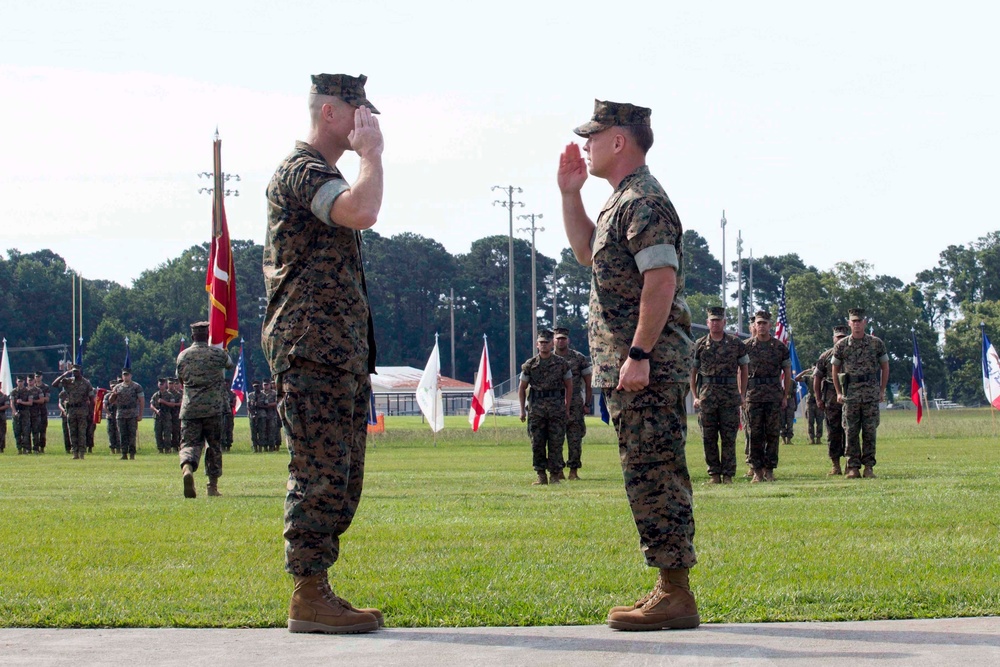 Headquarters and Support Battalion MCIEAST Change of Command