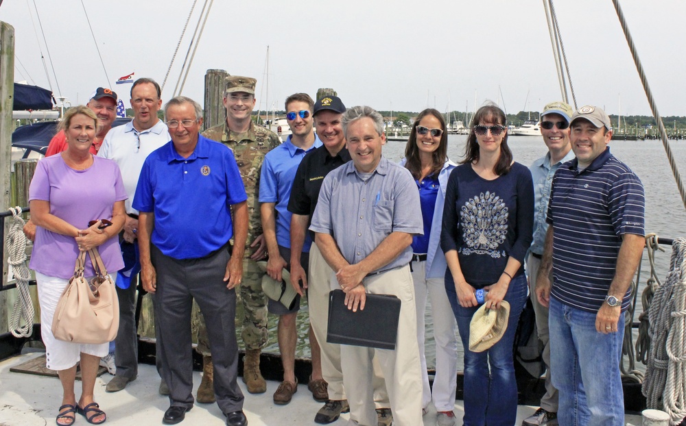 Corps, Maryland DNR, Somerset County officials tour Smith Island future project site