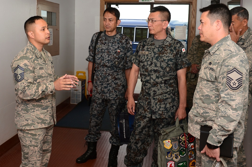 Japanese senior enlisted leaders visit Eielson