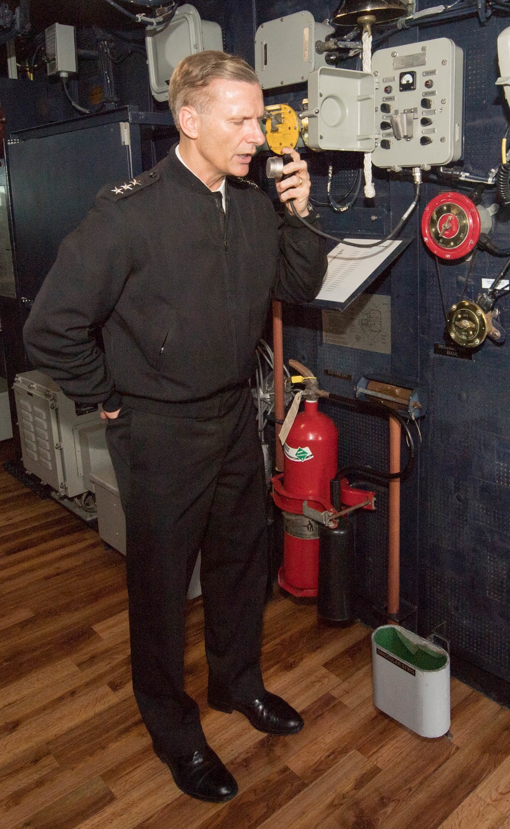 Vice Adm. Joseph Aucoin Visits Dewey