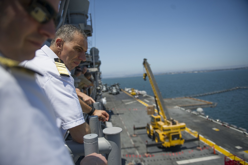 Israeli Navy Visits USS America