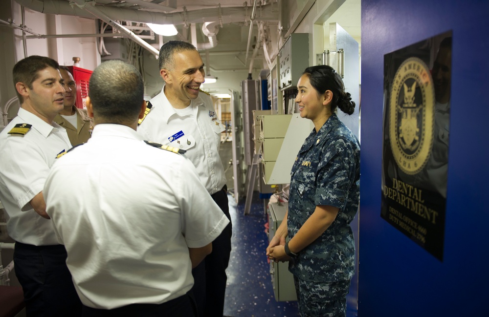 Israeli Navy Visits USS America