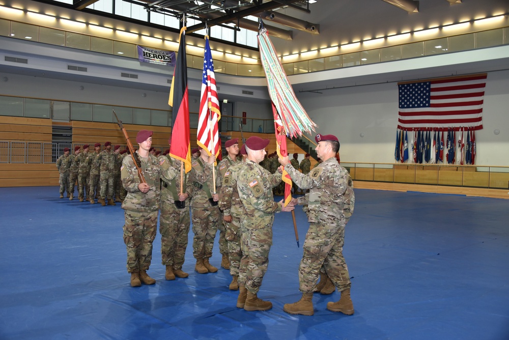 4-319th AFAR change of command ceremony