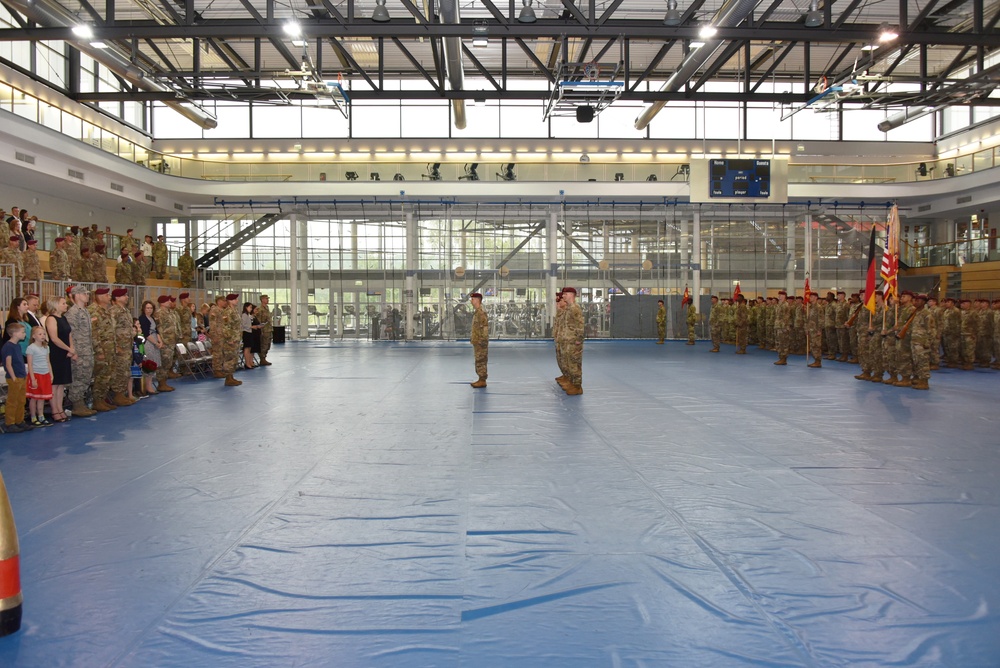 4-319th AFAR change of command ceremony