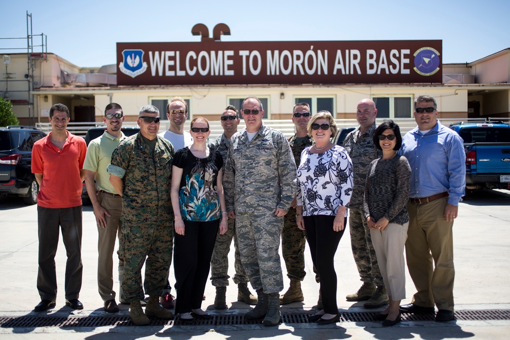 Staff of the Office of the Secretary of Defense Visits Morón Air Base