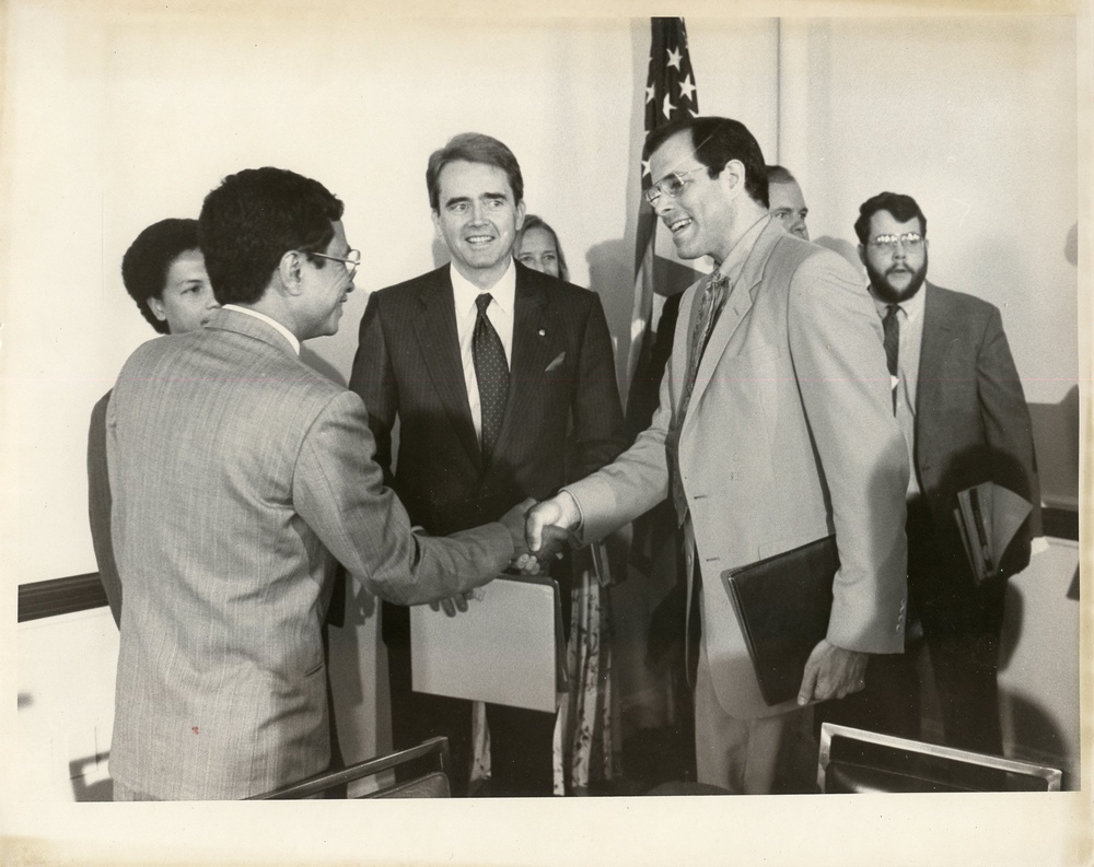 Mark Edelman &amp; Leon Rajaobelina Madagascar's Ambassador to US