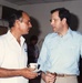Mark Edelman Acting USAID Administrator &amp; Alfredo Cristiani - President of El Salvador