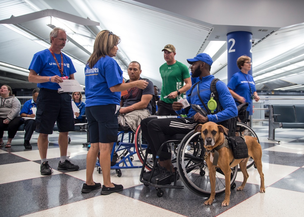 Air Force Athletes Arrive for Warrior Games