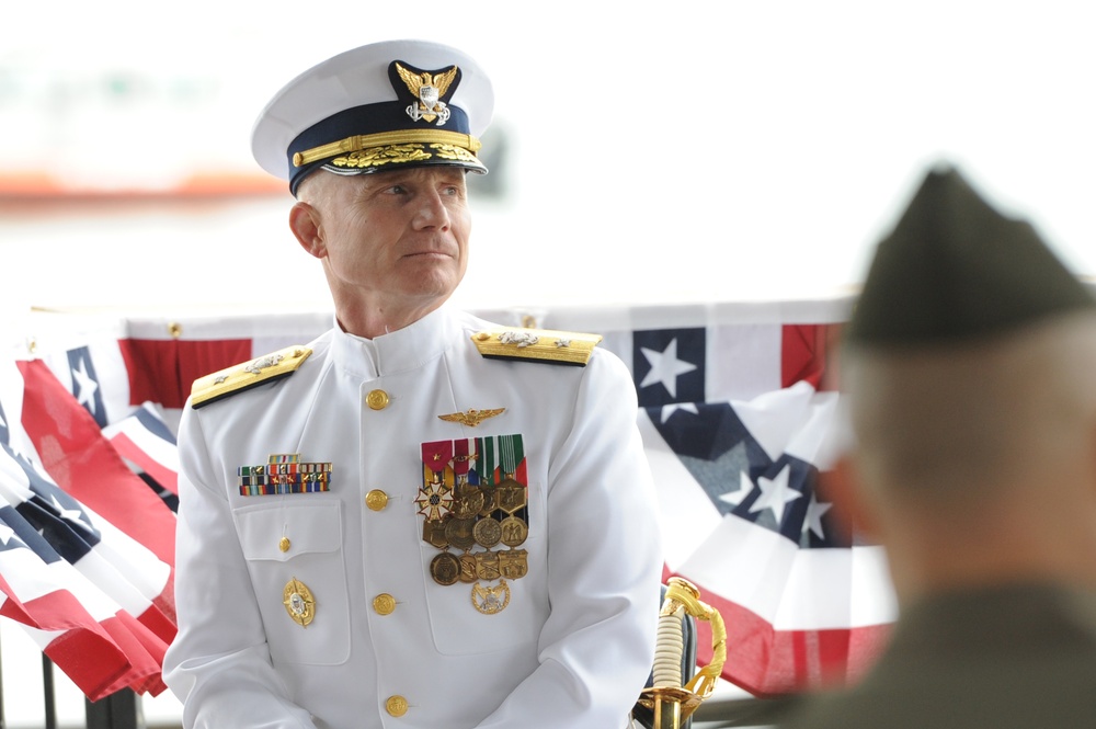 Maritime Force Protection Unit Bangor change-of-command ceremony
