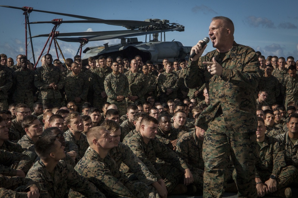 Formation at sea