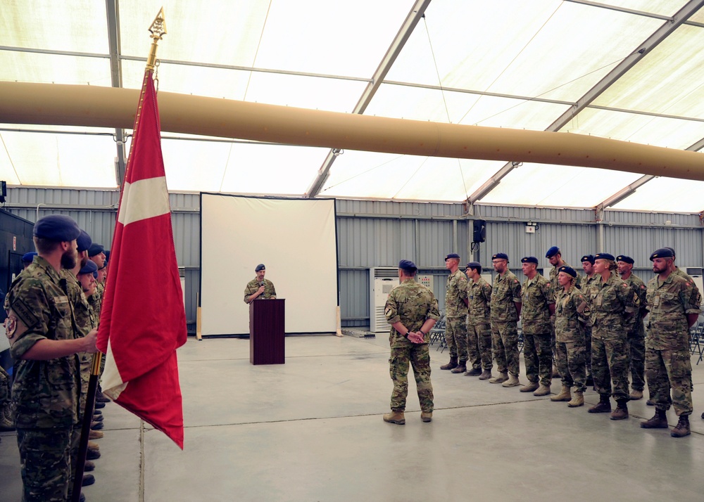 380 AEW Royal Danish Air Force Coalition partners change command