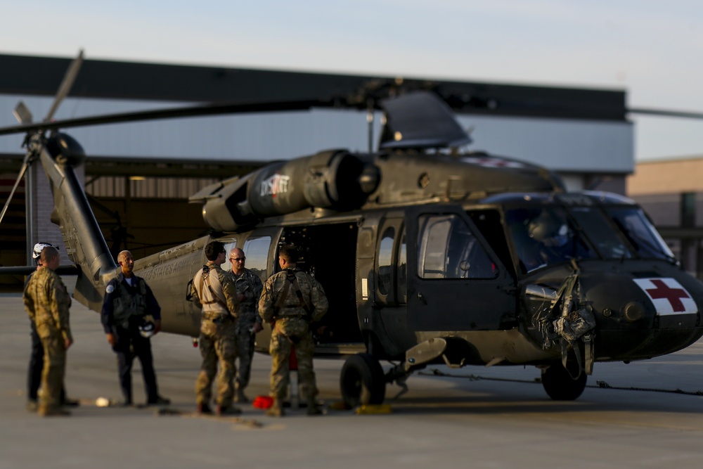 New Jersey Task Force One rescuers train on hoist systems