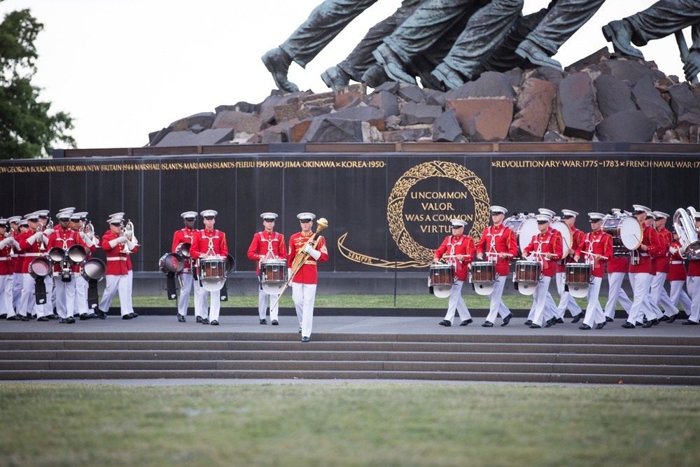 Marine Barracks Washinghton Sunset Parade June 27, 2017