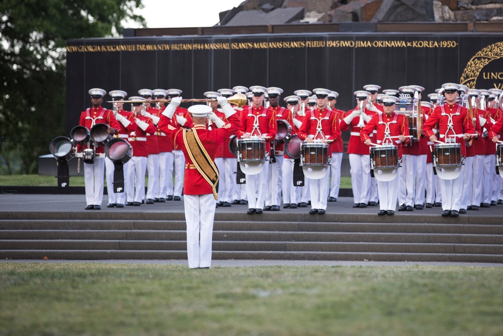 Marine Barracks Washinghton Sunset Parade June 27, 2017