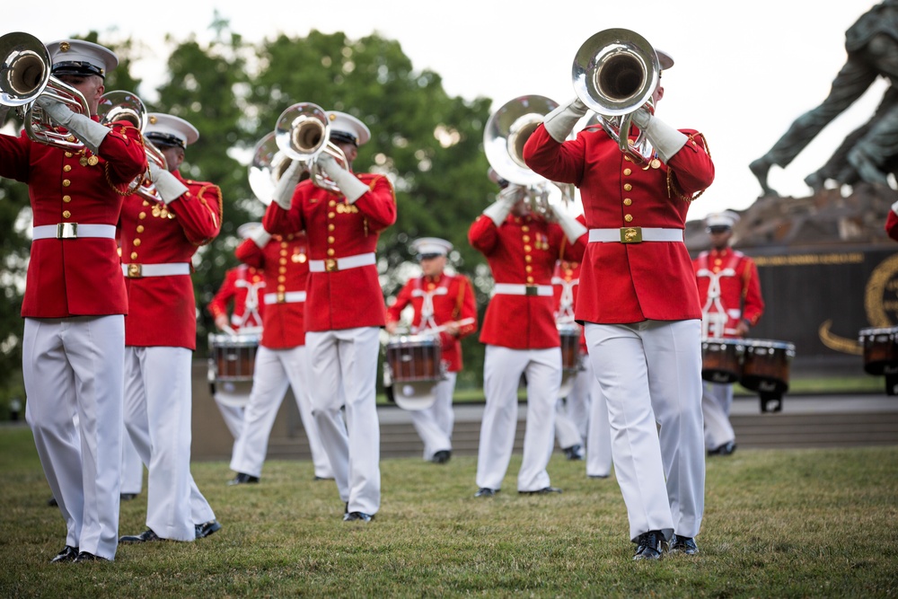 Marine Barracks Washinghton Sunset Parade June 27, 2017