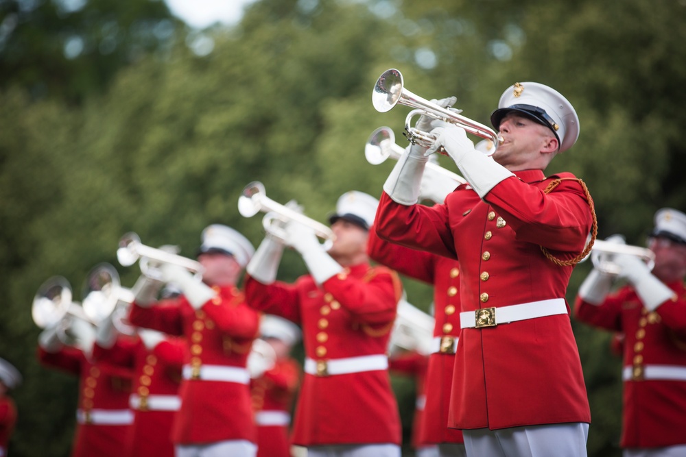 Marine Barracks Washinghton Sunset Parade June 27, 2017