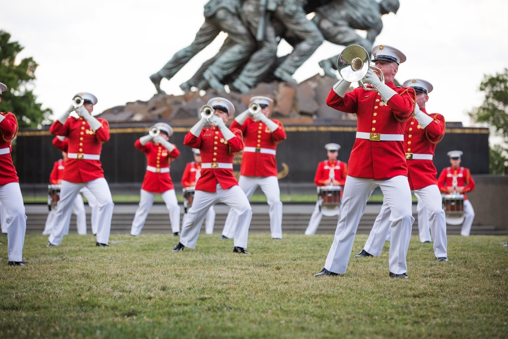 Marine Barracks Washinghton Sunset Parade June 27, 2017