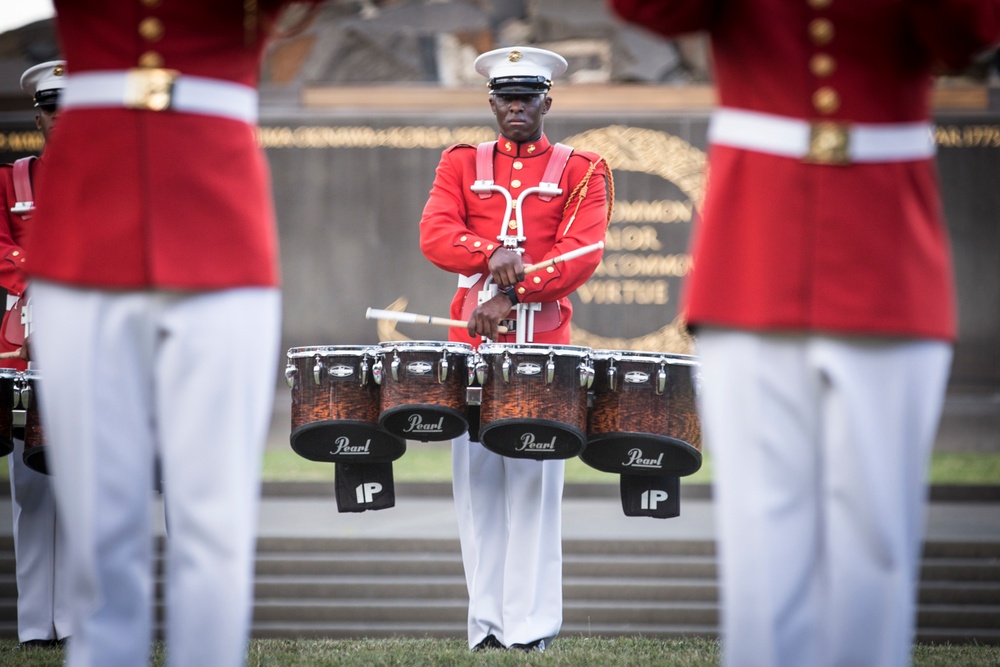 Marine Barracks Washinghton Sunset Parade June 27, 2017