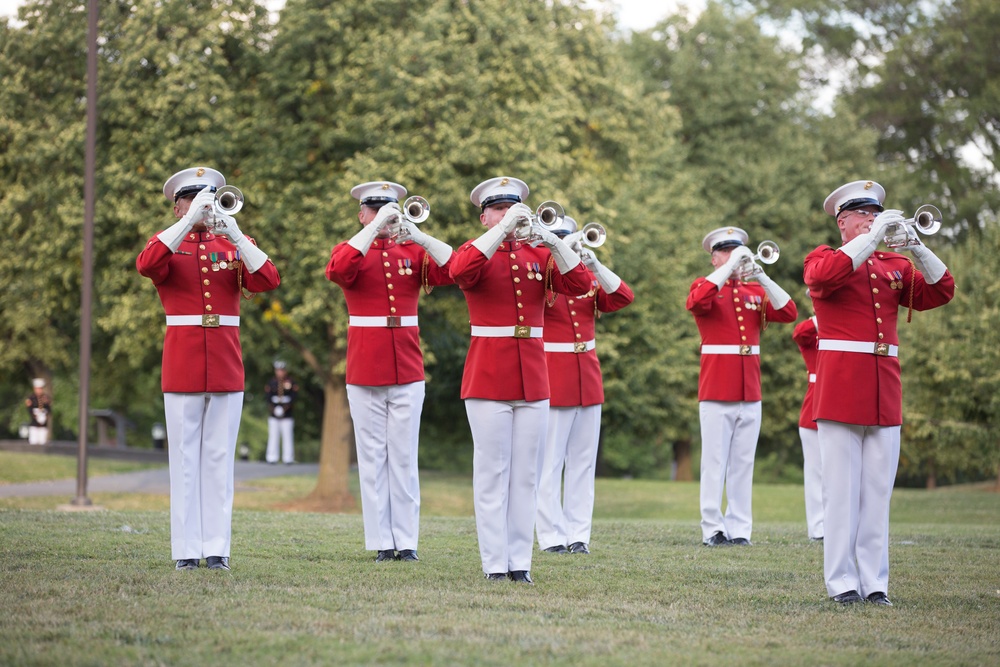 Marine Barracks Washinghton Sunset Parade June 27, 2017