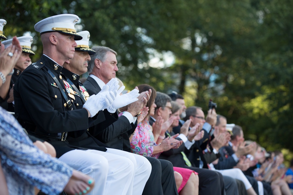 Marine Barracks Washinghton Sunset Parade June 27, 2017