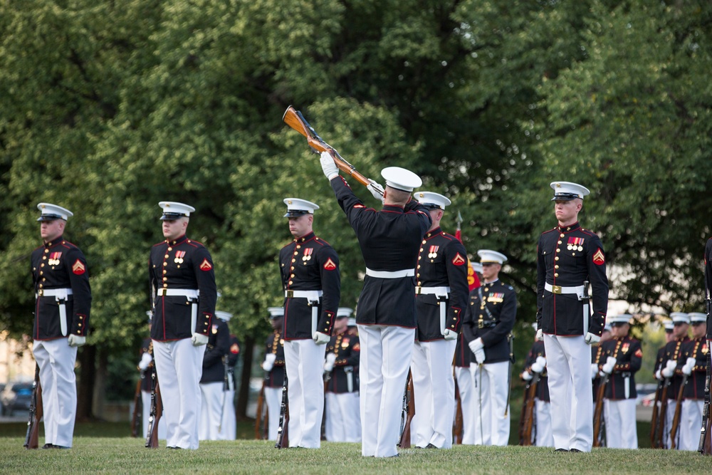 Marine Barracks Washinghton Sunset Parade June 27, 2017