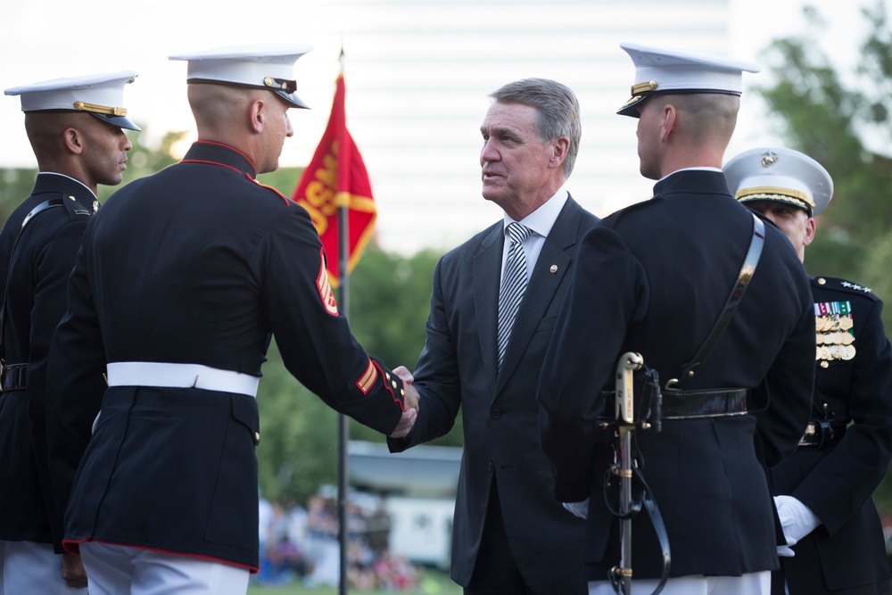 Marine Barracks Washinghton Sunset Parade June 27, 2017