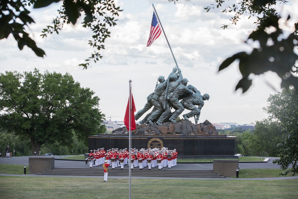 Marine Barracks Washinghton Sunset Parade June 27, 2017