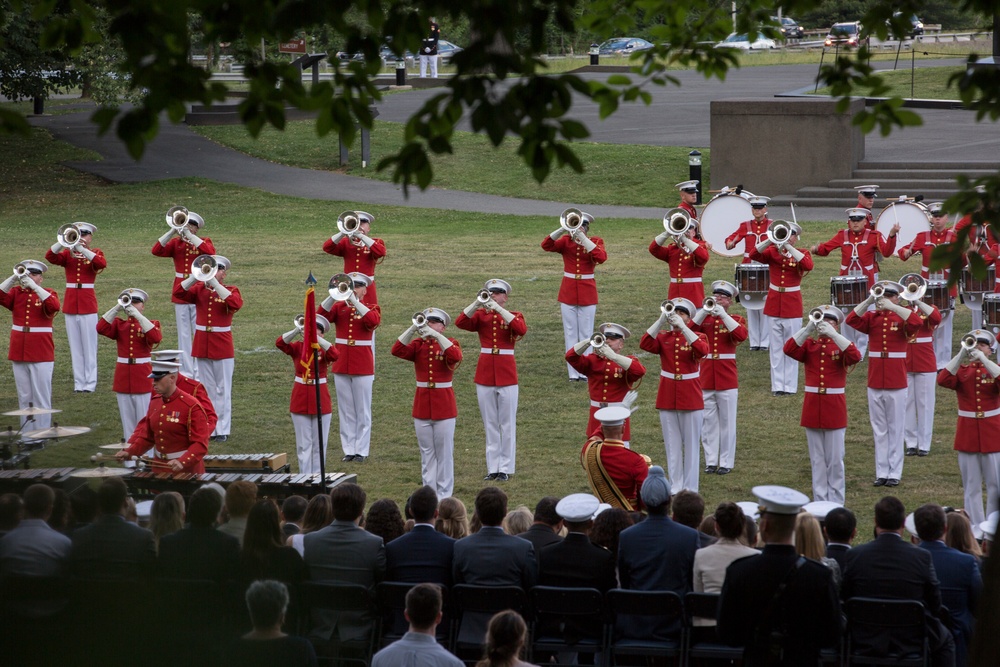 Marine Barracks Washinghton Sunset Parade June 27, 2017