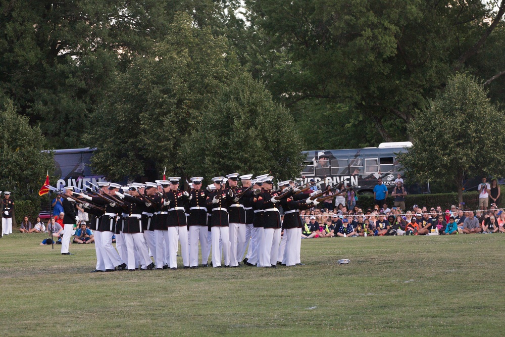 Marine Barracks Washinghton Sunset Parade June 27, 2017