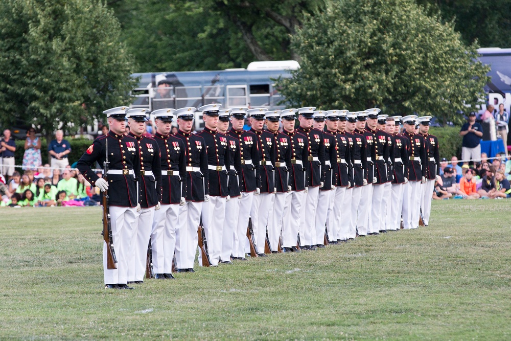 Marine Barracks Washinghton Sunset Parade June 27, 2017