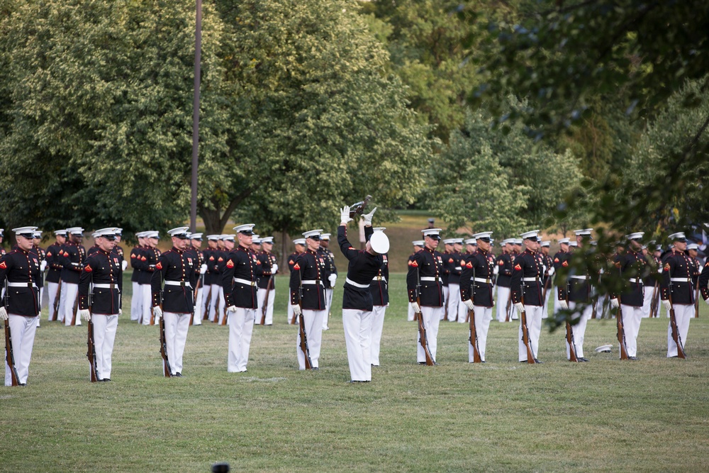 Marine Barracks Washinghton Sunset Parade June 27, 2017