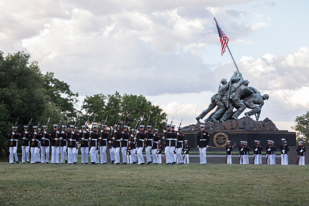 Marine Barracks Washinghton Sunset Parade June 27, 2017