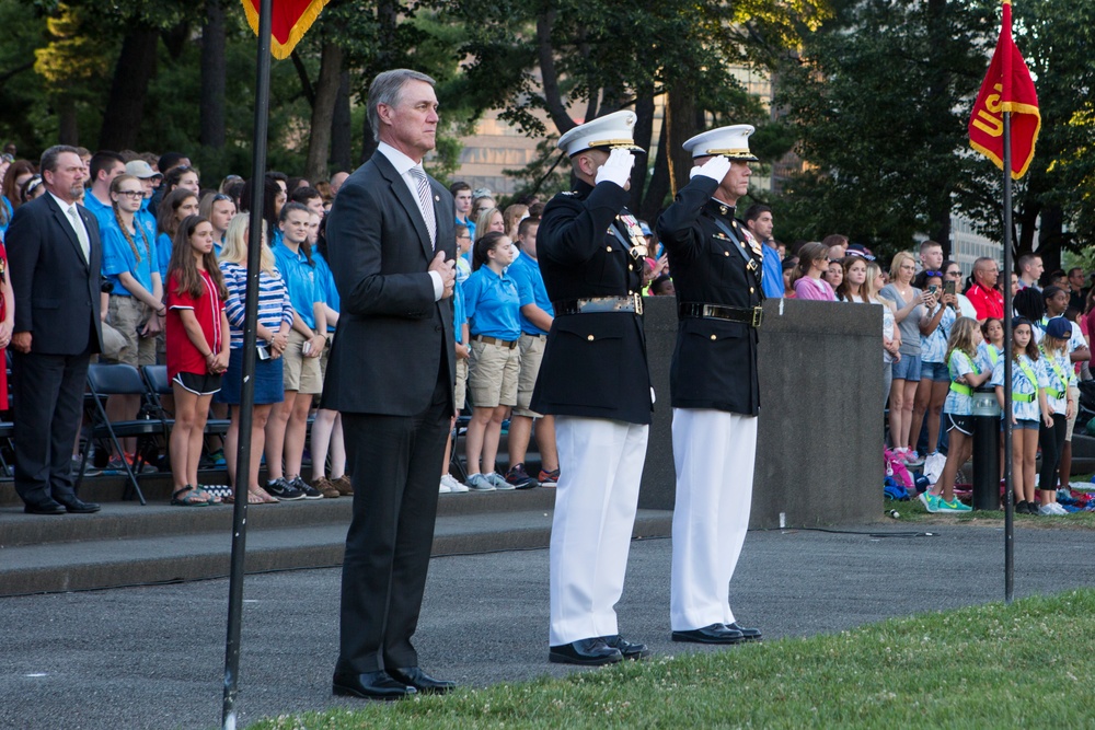 Marine Barracks Washinghton Sunset Parade June 27, 2017