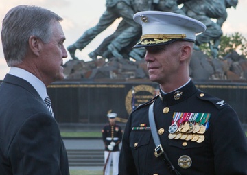 Marine Barracks Washinghton Sunset Parade June 27, 2017