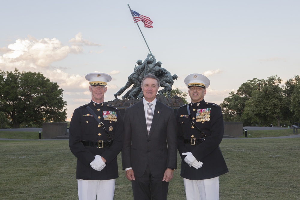 Marine Barracks Washinghton Sunset Parade June 27, 2017