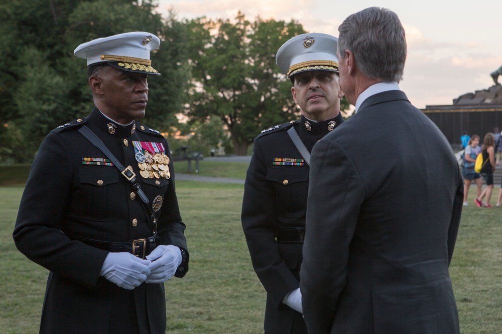 Marine Barracks Washinghton Sunset Parade June 27, 2017