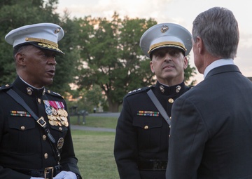 Marine Barracks Washinghton Sunset Parade June 27, 2017