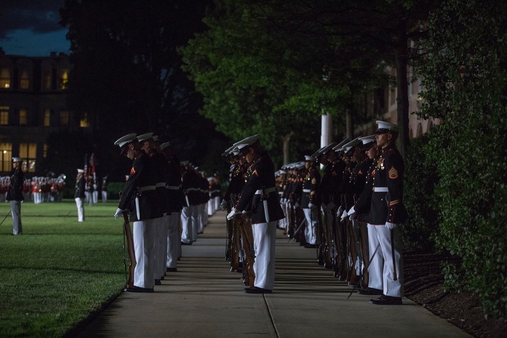 Marine Barracks Washington Evening Parade June 23, 2017