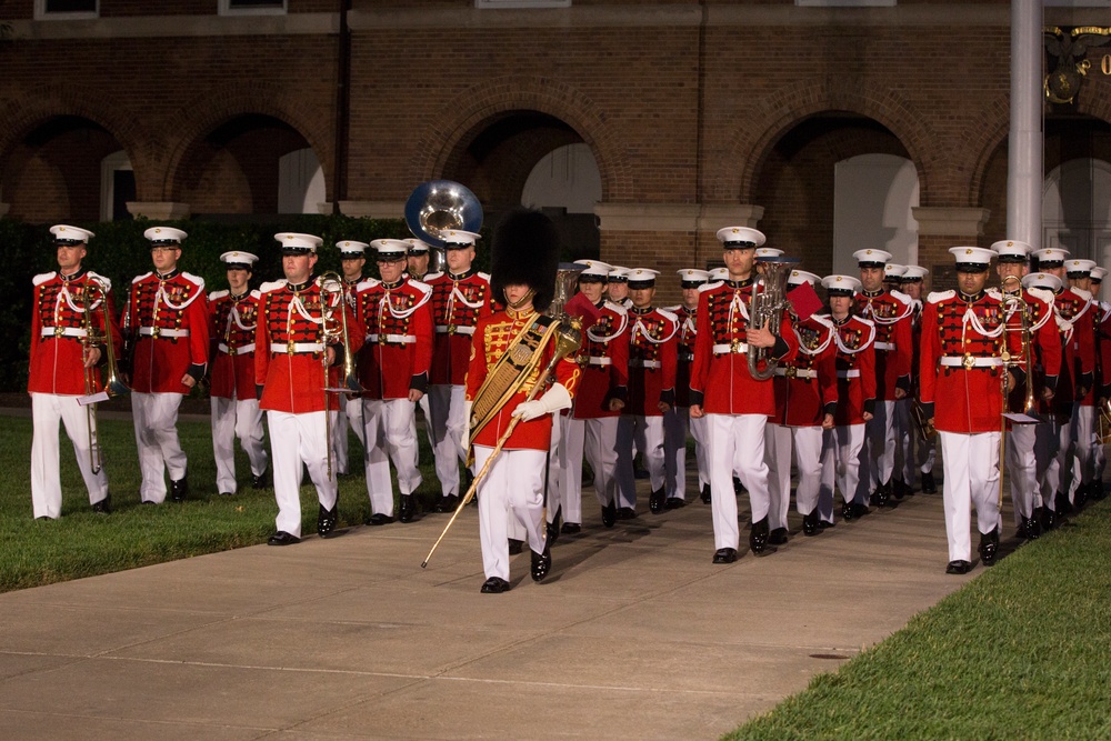 Marine Barracks Washington Evening Parade June 23, 2017