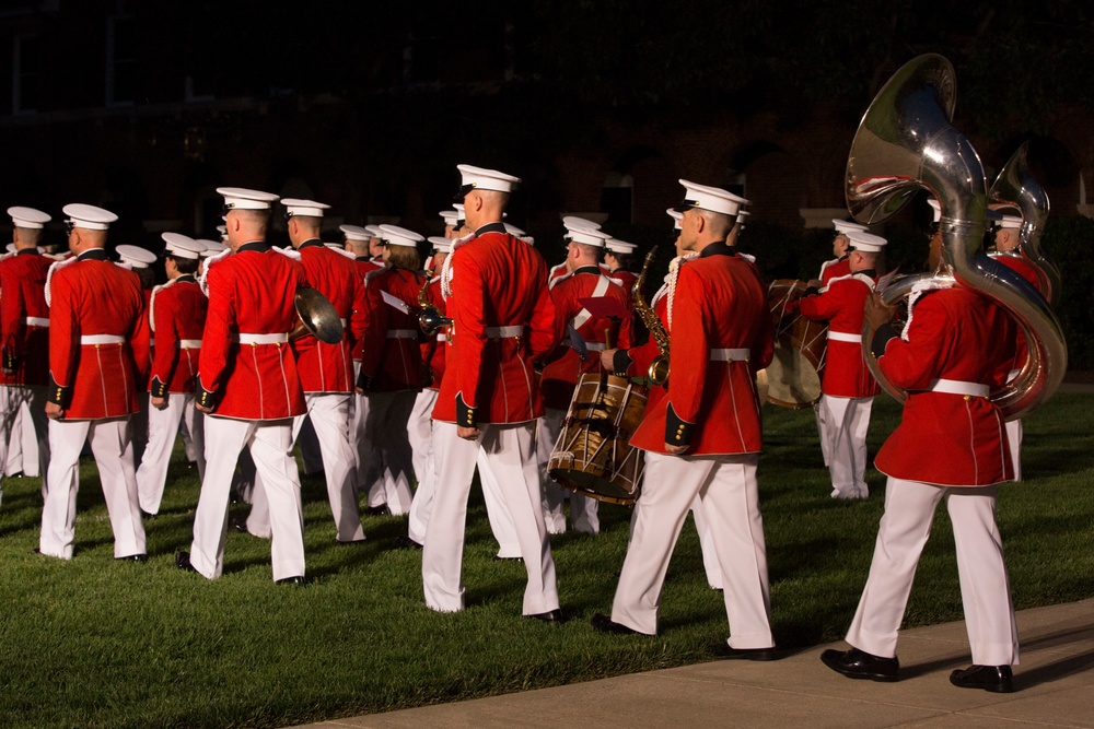 Marine Barracks Washington Evening Parade June 23, 2017