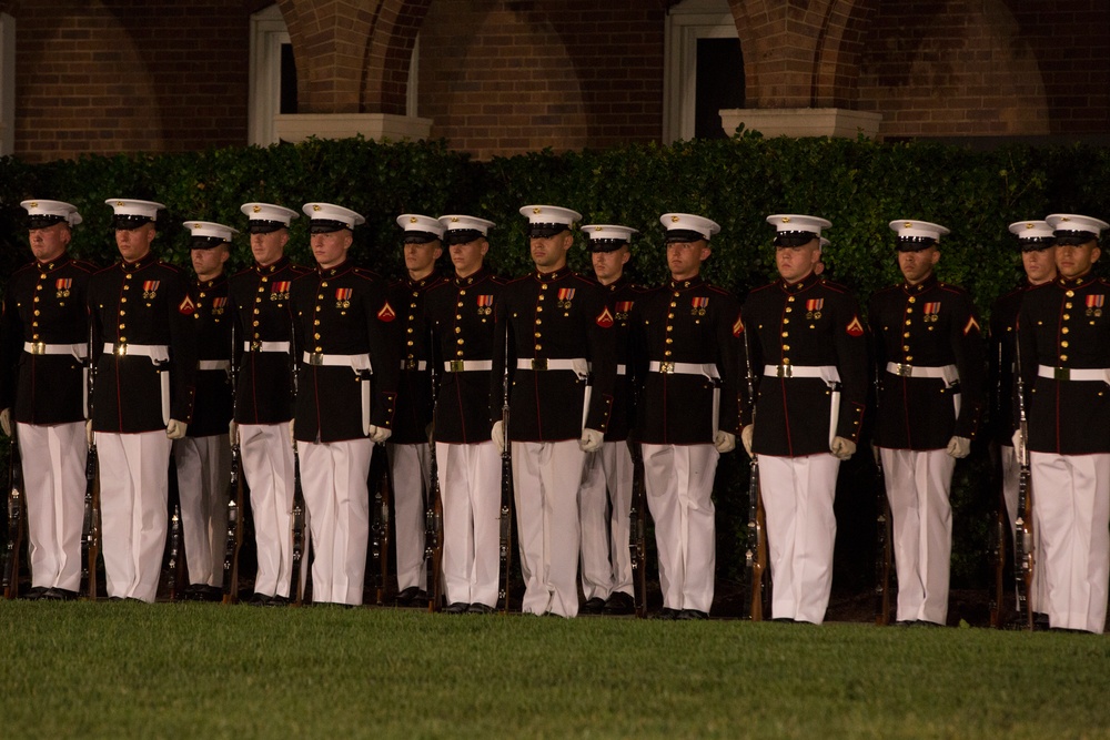 Marine Barracks Washington Evening Parade June 23, 2017