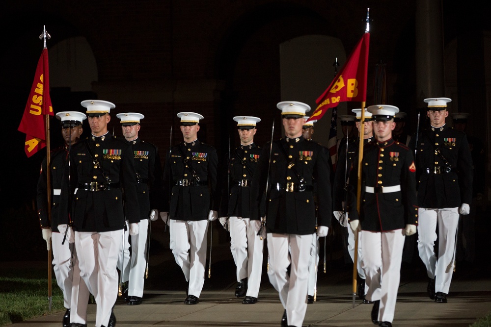 Marine Barracks Washington Evening Parade June 23, 2017