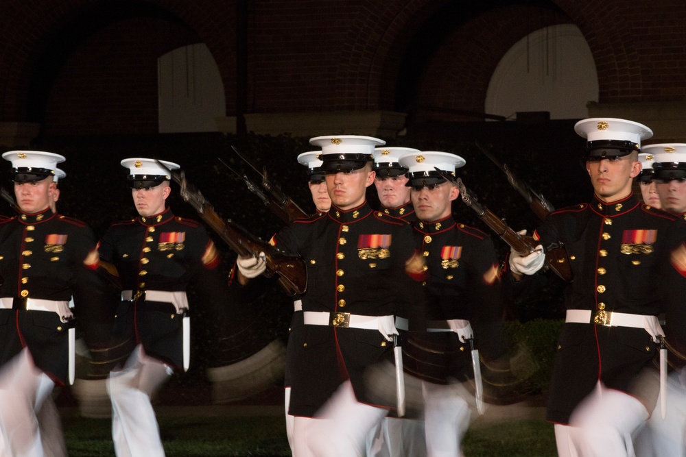 Marine Barracks Washington Evening Parade June 23, 2017